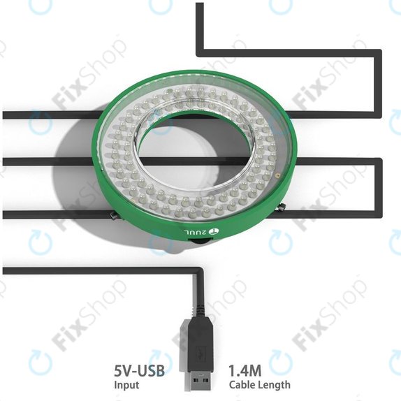 2UUL - Iluminare cu LED Multifuncțional pentru un Microscop