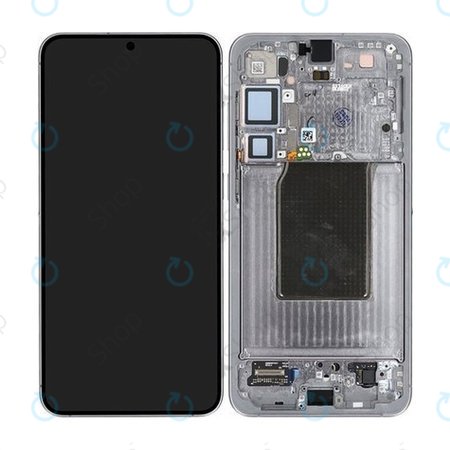 Samsung Galaxy S25 Plus - Ecran LCD + Sticlă Tactilă + Ramă (Silver Shadow) - GH82-36368A Genuine Service Pack