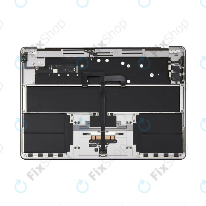 Ramă superioară tastatură pentru MacBook Air 15", A3114 (2024), cu tastatură US și baterie, Space Gray, 661-40266, Genuine Apple