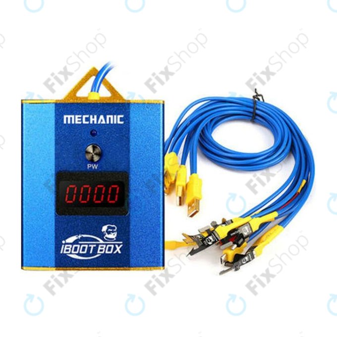 Mecanic iBoot Box + Set de cabluri de alimentare pentru telefoanele Apple