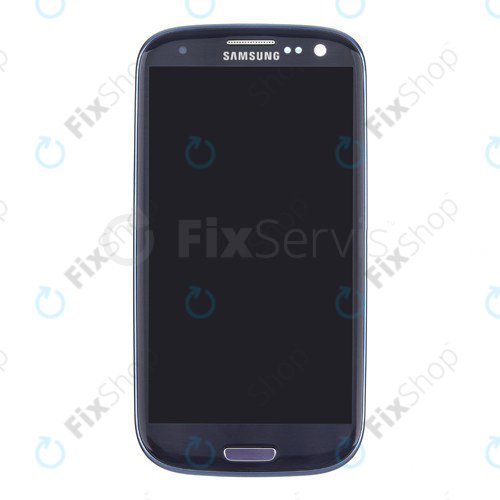 Samsung Galaxy S3 i9300 - Ecran LCD + Sticlă Tactilă + Ramă (Pebble Blue) OLED