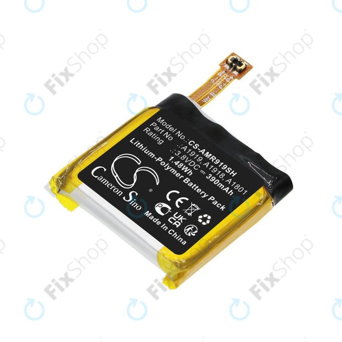Baterie pentru Amazfit T-Rex, 390mAh, Li-Pol, 3.8V, A1919, HQ