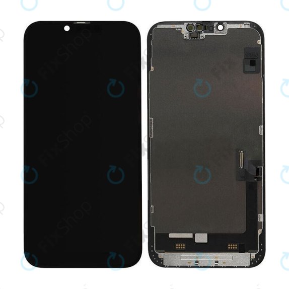 Ecran In-Cell HD+ pentru iPhone 14 Plus, Sticlă tactilă cu ramă