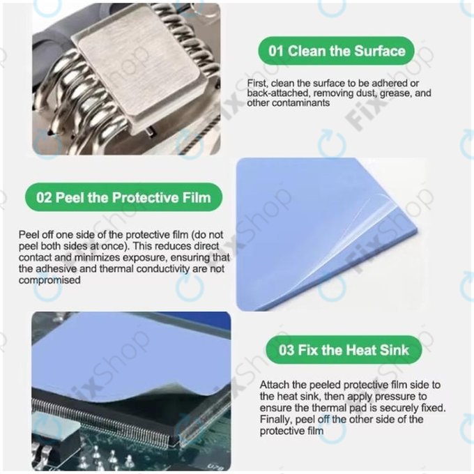 Pad termoconductor izolator din silicon Relife RL-098