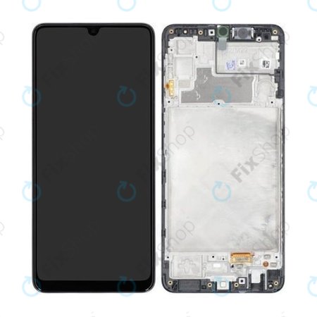 Samsung Galaxy M22 M225F - Ecran LCD + Sticlă Tactilă + Ramă (Black) - GH82-26153A, GH82-26866A Genuine Service Pack