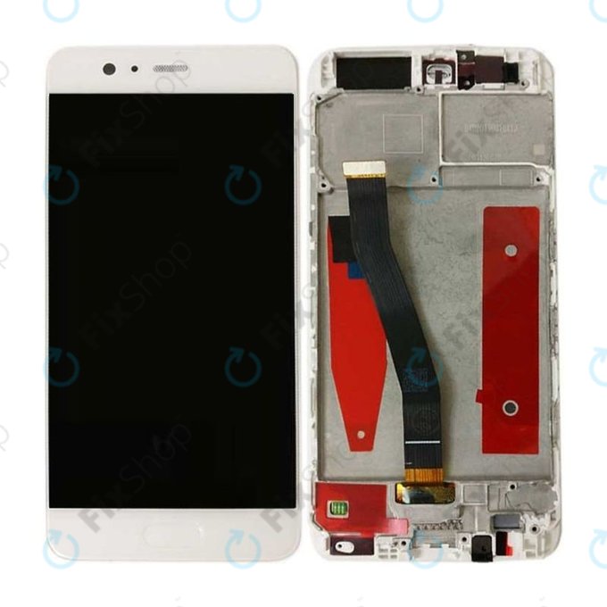 Huawei P10 - Ecran LCD + Sticlă Tactilă + Ramă (White) TFT