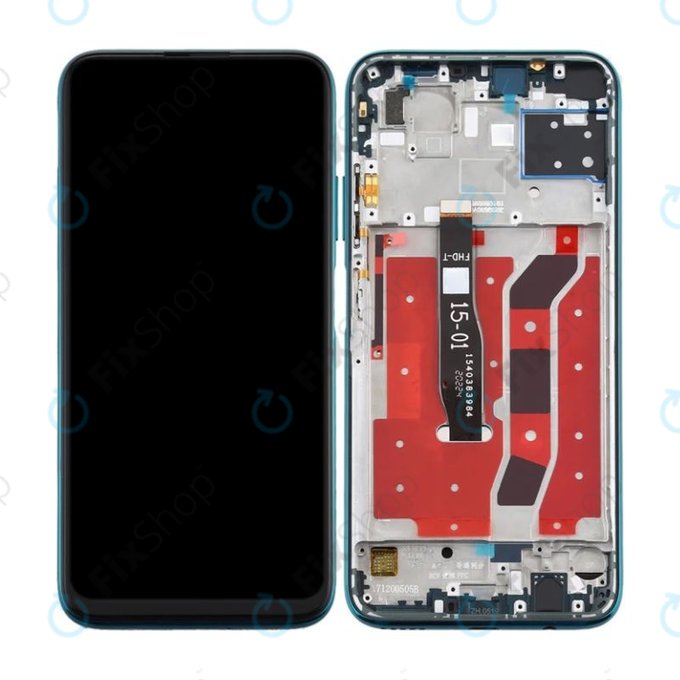 Huawei P40 Lite - Ecran LCD + Sticlă Tactilă + Ramă (Crush Green) TFT