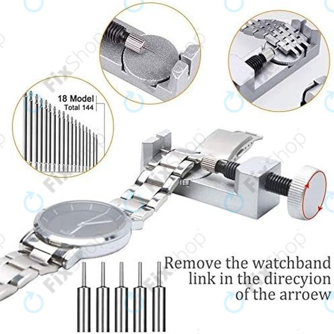 Set de unelte pentru repararea ceasurilor - 185buc