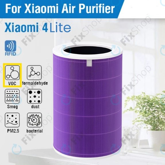 Xiaomi Mi Air Purifier 4 Lite - Filtru HEPA (Anti-miros) (Mov)