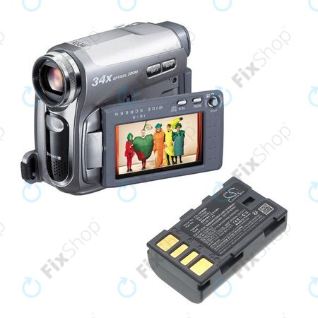 Baterie pentru JVC Gr-D850ek, 800mAh, Li-Ion, 7.4V, BN-VF808, HQ