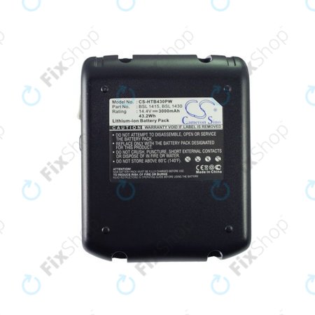 Baterie pentru Hitachi C 14dsl, Dv 14dbl, Wh 14dbl, 3000mAh, Li-Ion, 14.4V, BSL 1415, BSL 1430, HQ
