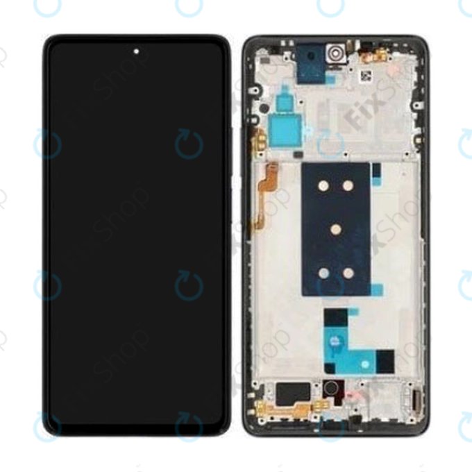 Xiaomi Poco F4 5G 22021211RG, 22021211RI - Ecran LCD + Sticlă Tactilă + Ramă (Black) OLED