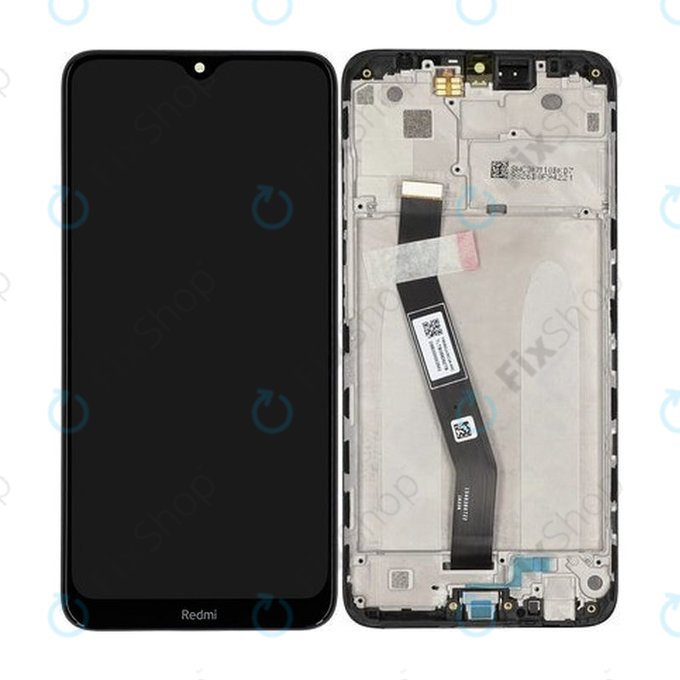 Xiaomi Redmi 8A MZB8458IN M1908C3KG - Ecran LCD + Sticlă Tactilă + Ramă (Midnight Black) - 5600030C3K00, 560002C3K300 Genuine Service Pack