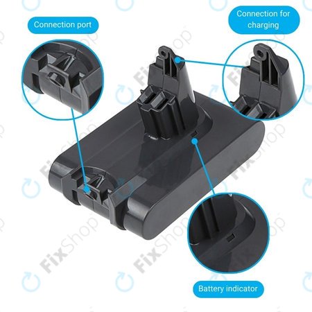 Dyson DC-series, V6 - Baterie 965874-02 Li-Ion 21.6V 2500mAh HQ