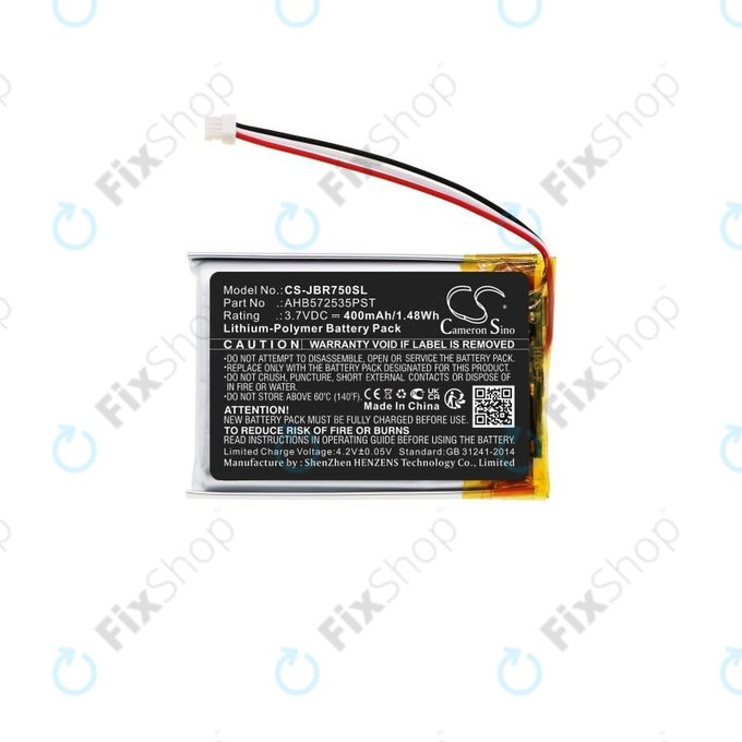 Baterie pentru Jabra Evolve 75, 400mAh, Li-Pol, 3.7V, AHB572535PST, HQ