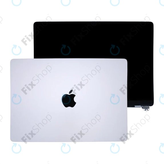 Display LCD pentru MacBook Pro 14", A3112, A3185 (2024), cu sticlă frontală și capac, Silver, 661-41792, Genuine Apple