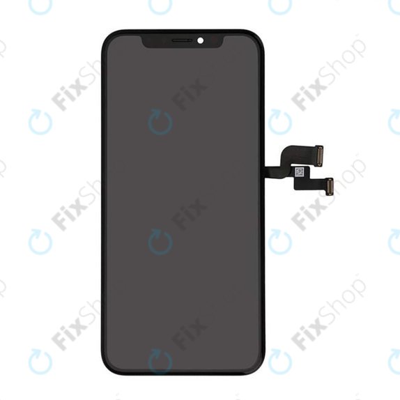 Ecran pentru iPhone XS, Sticlă tactilă cu ramă, Refurbished