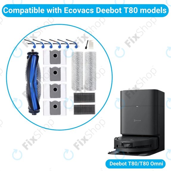 Ecovacs T80 Omni, T80 - Set complet