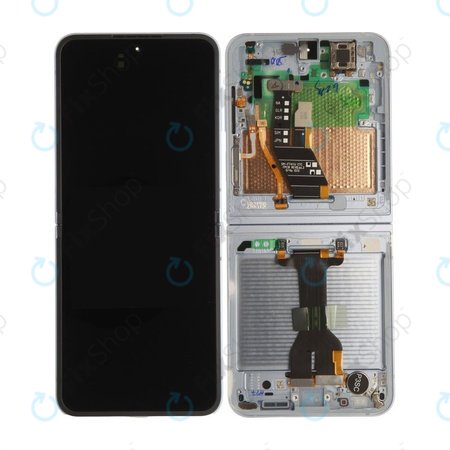 Samsung Galaxy Z Flip 6 F741B - Ecran LCD + Sticlă Tactilă + Ramă (Light Blue) - GH82-35014C Genuine Service Pack