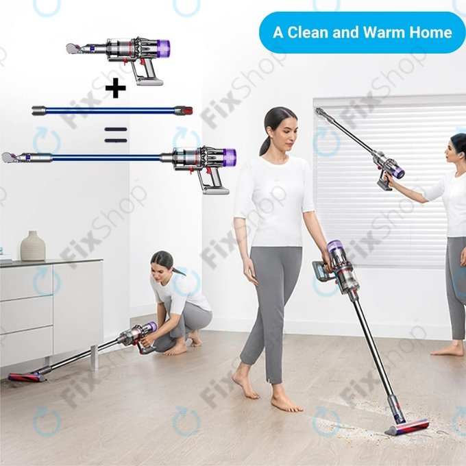 Dyson V12 - Tija de aspirare (Albastru)