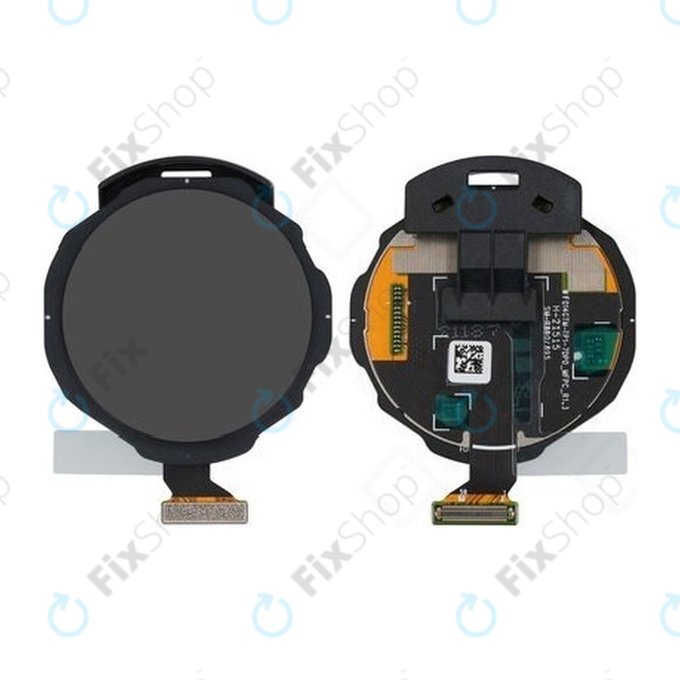 Samsung Galaxy Watch 4 Classic 46mm R895 - Ecran LCD + Sticlă Tactilă + Ramă (Black) - GH96-14426A Genuine Service Pack