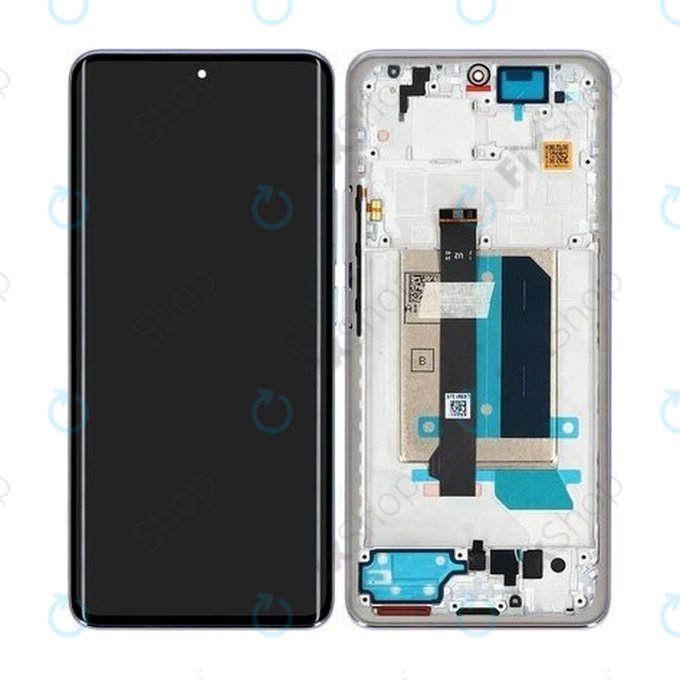 Xiaomi Redmi Note 14 Pro+ 5G - Ecran LCD + Sticlă Tactilă + Ramă (Lavender Purple) - 5600180O16U00 Genuine Service Pack