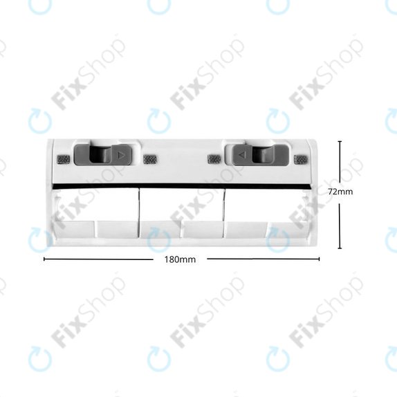 Ecovacs Deebot N-series, T-series, X1-series, Ozmo-series - Capac perie principală (Alb)