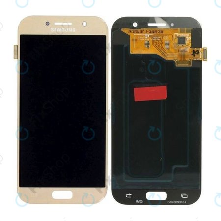 Samsung Galaxy A5 A520F (2017) - Ecran LCD + Sticlă Tactilă (Gold Sand) - GH97-19733B, GH97-20135B Genuine Service Pack