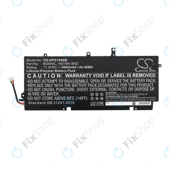 Baterie pentru HP Elitebook 1040 G3, 3900mAh, Li-Pol, 11.4V, BG06XL, HQ