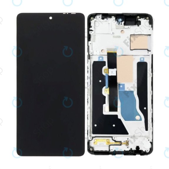 Infinix Note 30 Pro - Ecran LCD + Sticlă Tactilă + Ramă (Magic Black) OLED