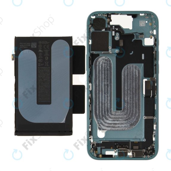 Ramă Mijlocie cu Baterie iPhone 16 Plus | Green | ZD076-00688 | Genuine Apple