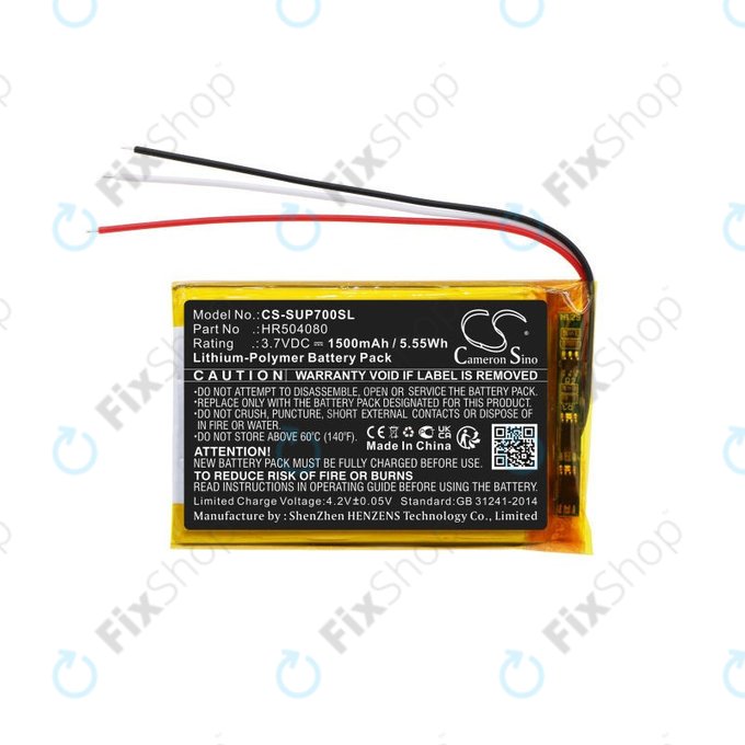 Baterie pentru Navitel Ms700, Serioux Upq700, 1500mAh, Li-Pol, 3.7V, HR504080, HQ