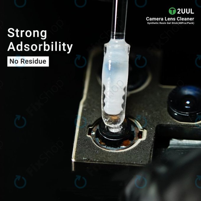 2UUL CL21 - Bețișoare pentru curățarea obiectivului camerei (48 bucăți)