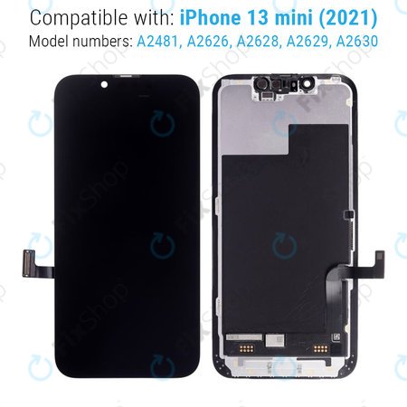 Apple iPhone 13 Mini - Ecran LCD + Sticlă Tactilă + Ramă Refurbished
