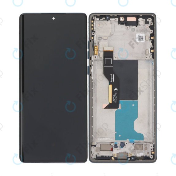 Motorola Edge 50 Fusion - Ecran LCD + Sticlă Tactilă + Ramă (Forest Blue) TFT
