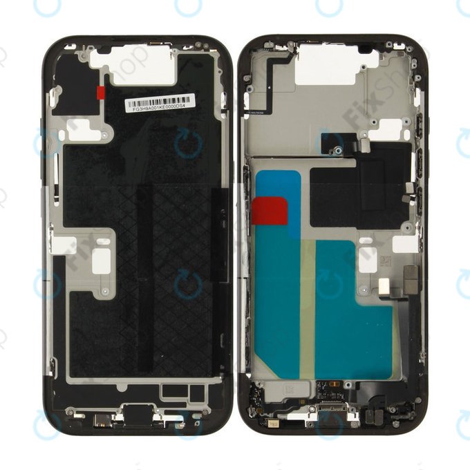 Ramă Mijlocie cu Baterie iPhone 16 Pro | Black Titanium | ZD076-00689 | Genuine Apple