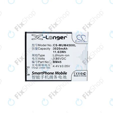 Xiaomi Note 2 Premium Edition - Baterie BM45 3020mAh HQ