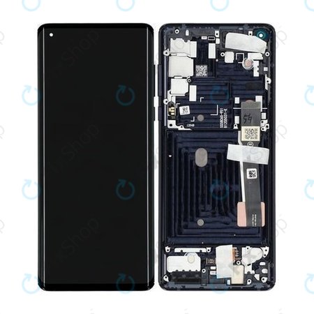 Motorola Edge - Ecran LCD + Sticlă Tactilă + Ramă (Solar Black) - 5D68C16586, 5D68C16581, 5D68C17030 Genuine Service Pack