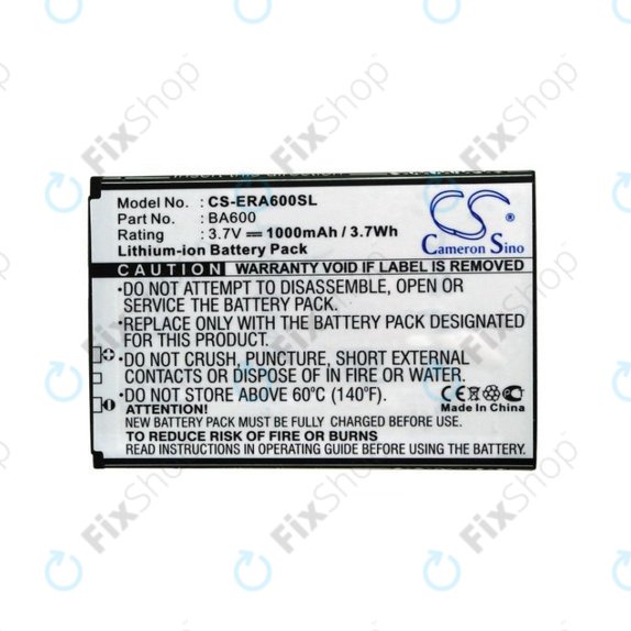 Baterie pentru Sony Ericsson Kumquat, ST25, ST25i, Xperia U, 1000mAh, Li-Ion, 3.7V, BA600, HQ