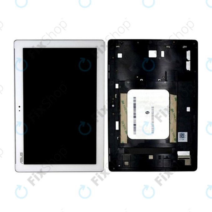 Asus ZenPad 10 Z300C, Z300CT, Z300CX, ZD300C - Ecran LCD + Sticlă Tactilă + Ramă (White)