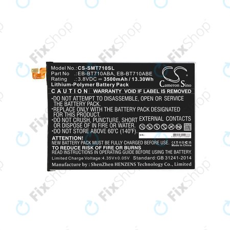 Baterie pentru Samsung Galaxy Tab S2 8.0, 3500mAh, Li-Pol, 3.8V, EB-BT710ABA, HQ