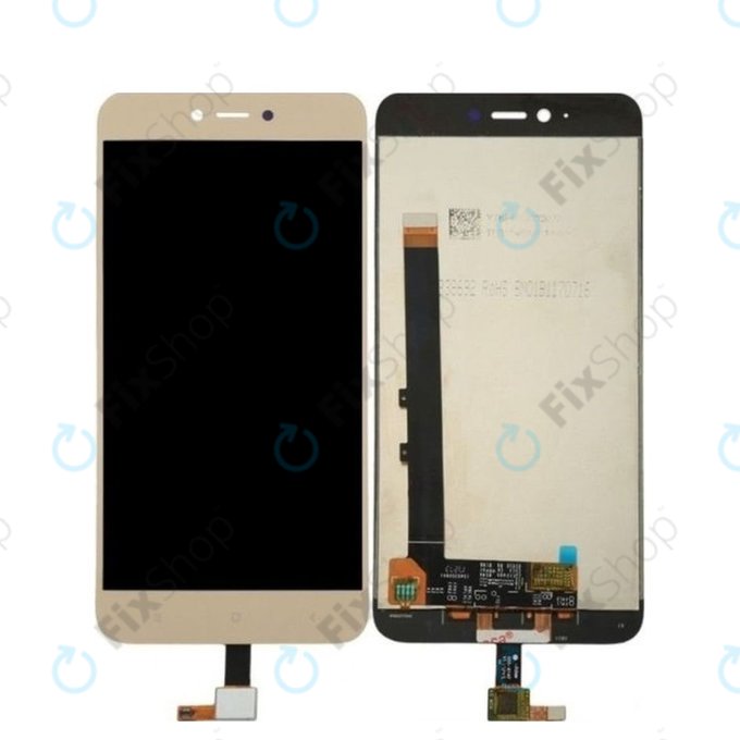 Xiaomi Redmi Note 5A 32GB, 64GB - Ecran LCD + Sticlă Tactilă (Gold) TFT