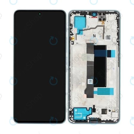 Xiaomi Redmi Note 13 Pro 5G 2312DRA50C - Ecran LCD + Sticlă Tactilă + Ramă (Ocean Teal) - 5600010N1600 Genuine Service Pack