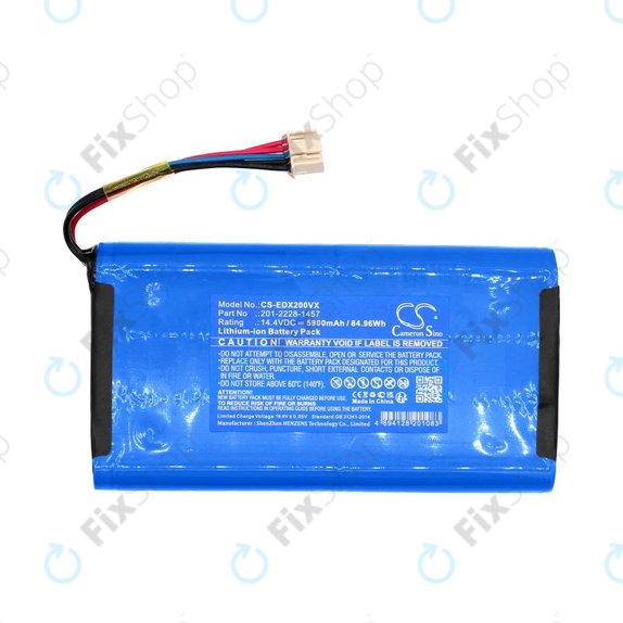 Baterie pentru Ecovacs Deebot X2 Omni, 5900mAh, Li-Ion, 14.4V, 201-2228-1457, HQ