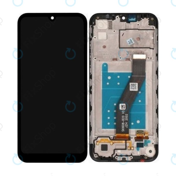 Motorola Moto E6s - Ecran LCD + Sticlă Tactilă + Ramă (Black) - 5D68C16500, 5D68C16980 Genuine Service Pack