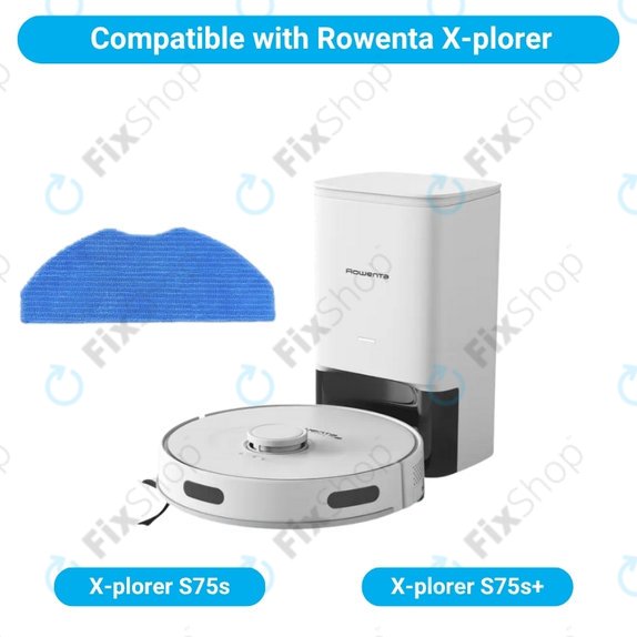Mop, 2 buc. pentru Rowenta X-plorer S75s, S75s+