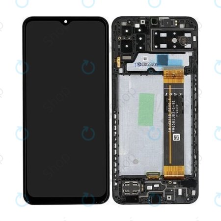 Samsung Galaxy A13 A137F - Ecran LCD + Sticlă Tactilă + Ramă (Black) - GH82-29227A, GH82-29228A Genuine Service Pack