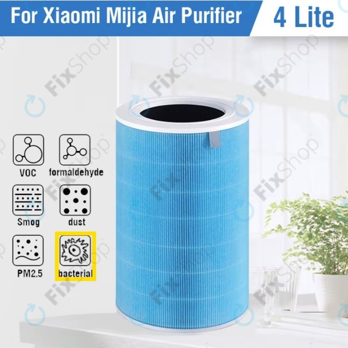Xiaomi Mi Air Purifier 4 Lite - Filtru HEPA (Antibacterian) (Albastru)