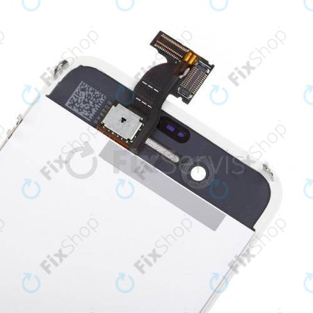 Apple iPhone 4 - Ecran LCD + Sticlă Tactilă + Ramă (White) TFT