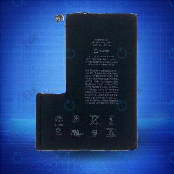 Baterie pentru iPhone 12 Pro Max, 3687mAh, A2466, Service Pack